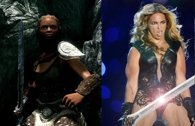 Beyonce in Skyrim