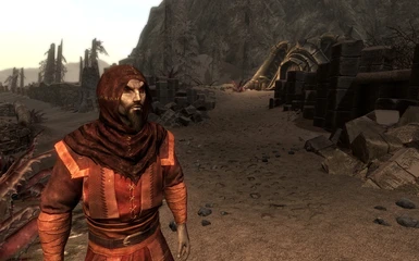 Dunmer Outfit Red Hooded