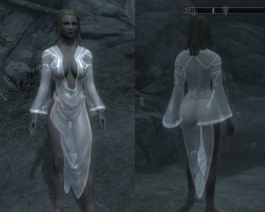 Nocturnal Ghost Clothes -CBBE version- at Skyrim Nexus - Mods and Community