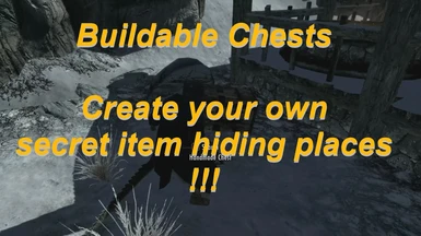Buildable Chests and Containers with Advanced Placement