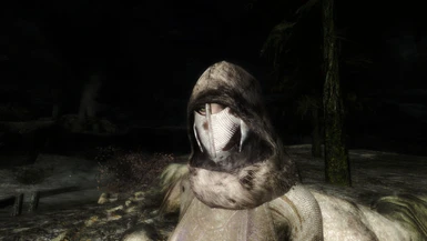masked hood - ancient