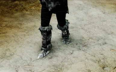 wolf legwraps - dragonscale shoes