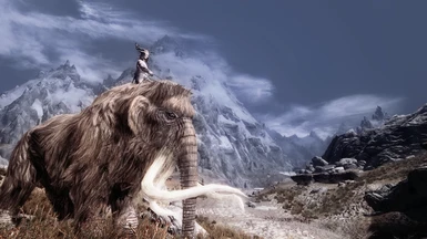 FLP follower riding a Mammoth
