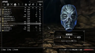 Dragon priest masks no armor