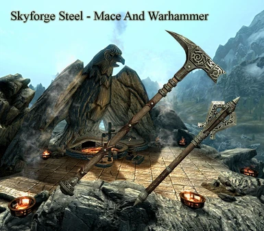 Skyforge Steel Mace And Warhammer by MarshalToy FIXED