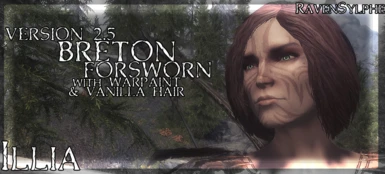 Version 2_5 - Breton_Forsworn with Warpaint and Vanilla Hair