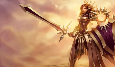 League of Legends - Leona armor and sword