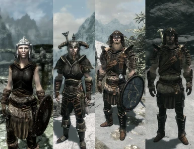 Stormcloak archer officer and soldiers