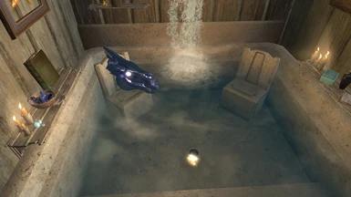 I wasnt sure where to display Arvak so I put him in the bath