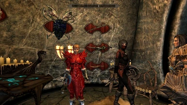 Shield pixelation and clash with wall mounted Daedric BattleAxe