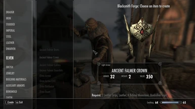 Crown Crafting - Used recommended mod to alter crown
