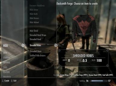 Robes Forge Recipe