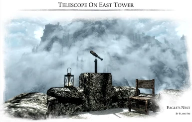 Telescope on east tower