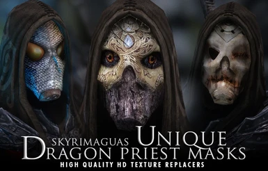 Unique Dragon Priest Masks - HD textures