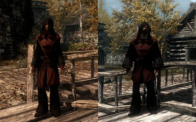 Shrouded robe outfit