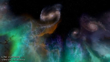 Cosmos with Vibrant Auroras 2