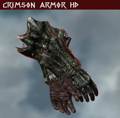 Crimson Armor gauntlets