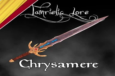 Tamrielic Lore - Chrysamere Spanish translation