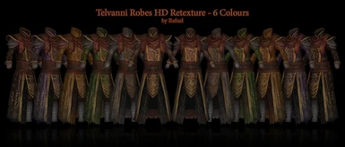 Telvanni Robes HD Retexture - 6 colours