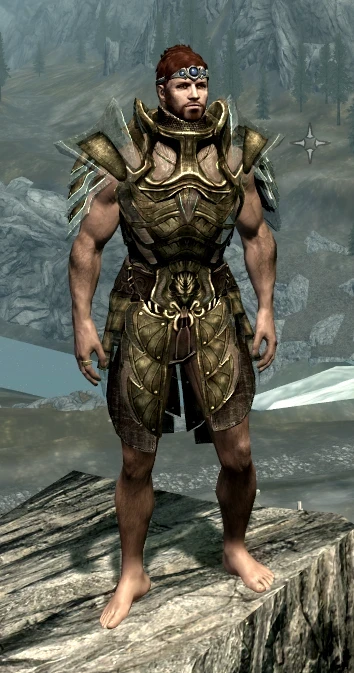 Transparent Bingles Buff Glass Armor for males