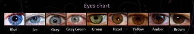 zzz Human Eyes Chart