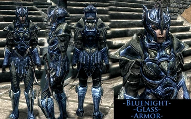 Bluenight Glass Armor and Weopons