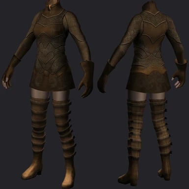 skyrim female archer armor mod
