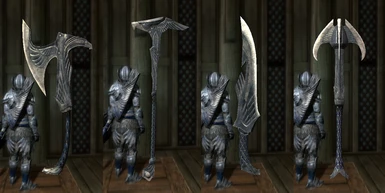 Blued Steel Elven weapons