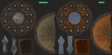 Hide Shield Re-textures - 2 versions - High Res