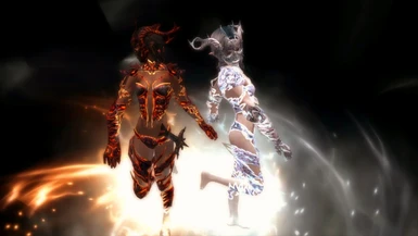 Flame Dancer and Snow Dancer