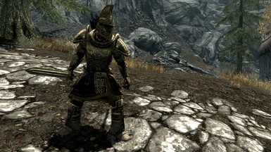 skyrim special edition one handed swords on back