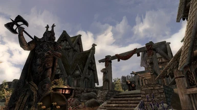 Ysgramor guarding Hall of the Dead