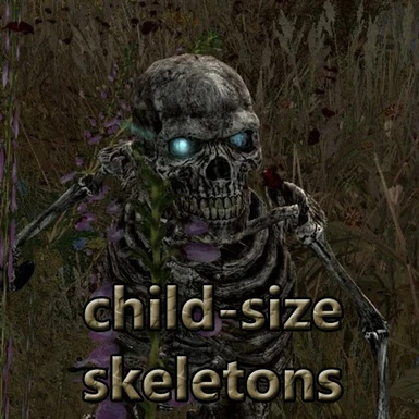 Child Skeletons - Kids of Skyrim Standalone plugin