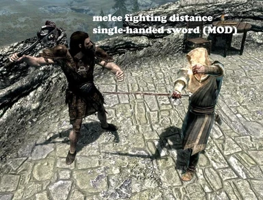 Mod melee fighting range