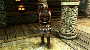 Vilja wearing studded imperial armor