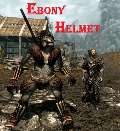 Ebony helmet
