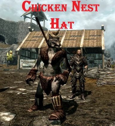 Chicken nest hat