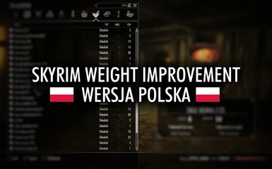 Skyrim Weight Improvement - polish