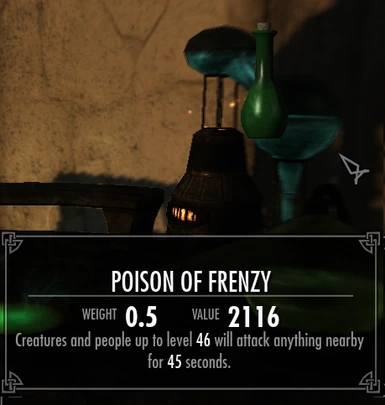 45 second frenzy poison