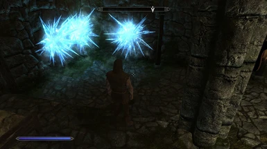 skyrim spells give off light