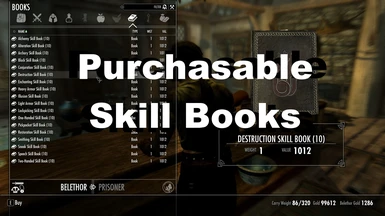 Purchasable Skill Books