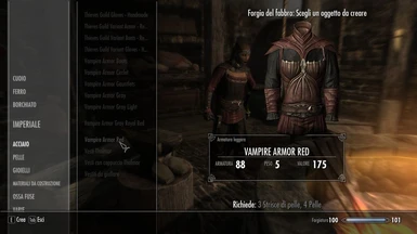 Vampire Armor Red