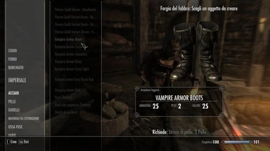 Vampire Armor Boots