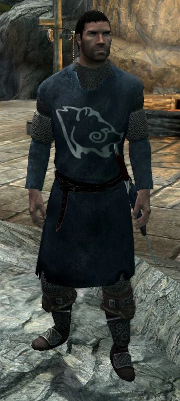 standard talbard nothing really special mostly seen when you are all prisoners at helgen