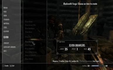Light gauntlets work with Fists of Steel