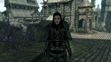 Thanks-Demon Hunter Armor black version with cloak
