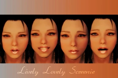 Lively Lovely Screenie - Facial Expression With Lip Sync -