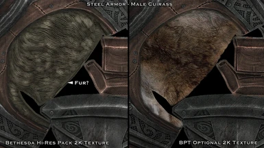 Steel armor fur comparison
