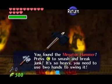 Megaton Hammer from Zelda