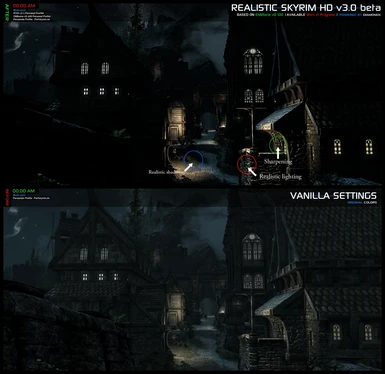 Realistic Skyrim HD v3-0 Profile - Compare 4